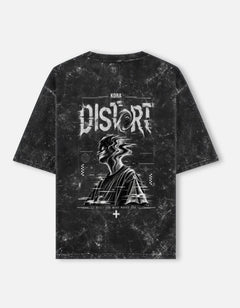 DISTORT | Acid Wash Oversized T-Shirt