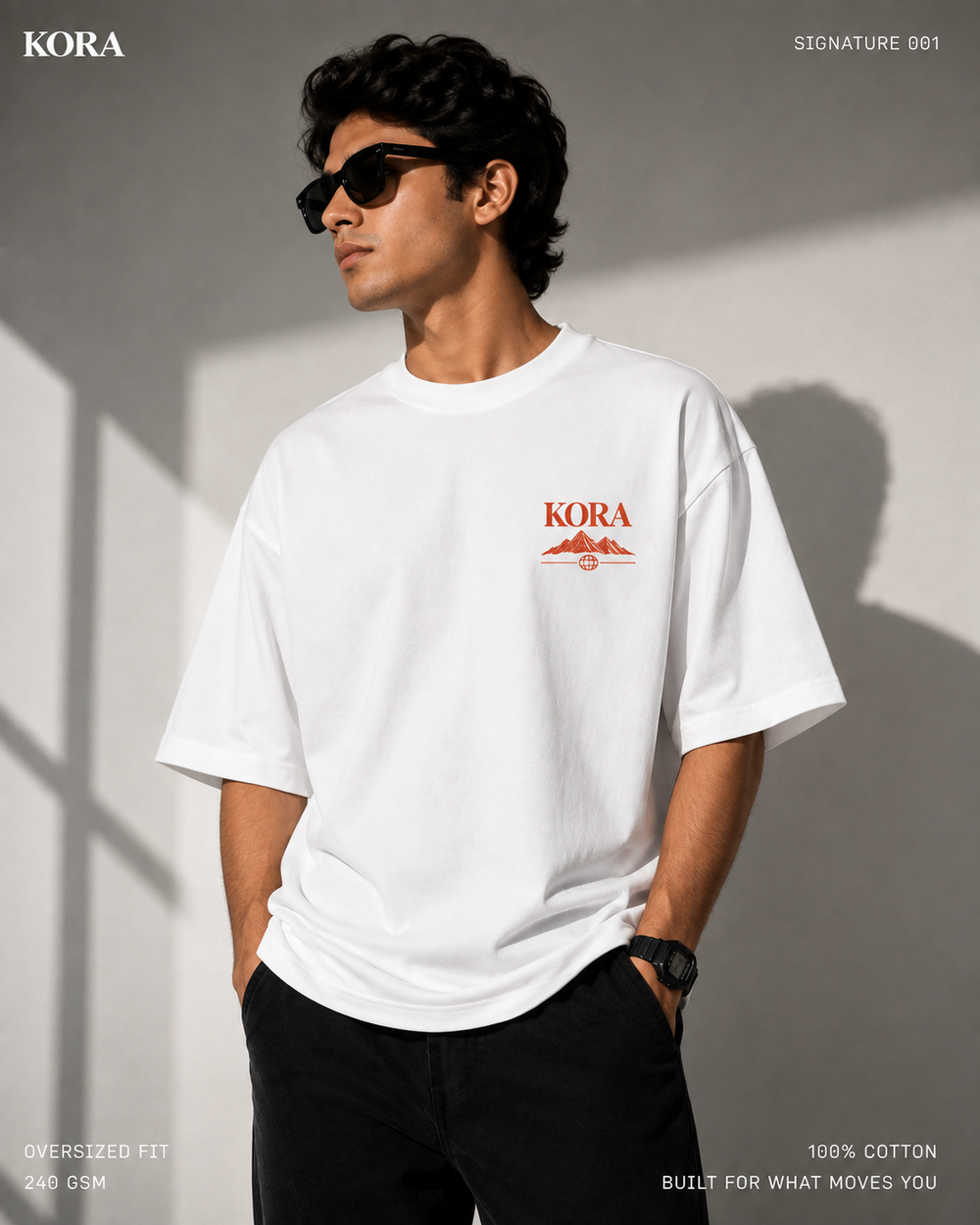 KORA Signature 001 Graphic Oversized T-Shirt